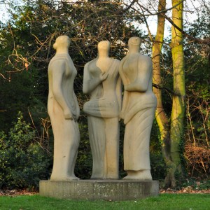 Three Standing Figures