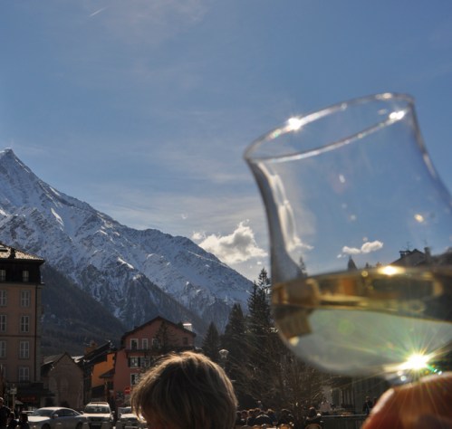 Lunch in Chamonix
