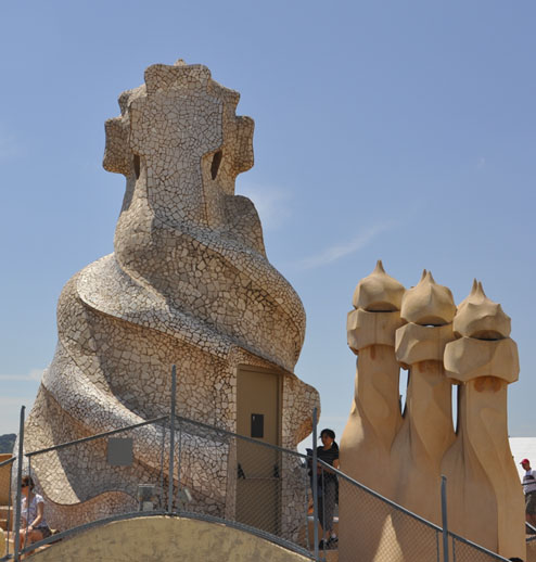 La Pedrera Chimneys