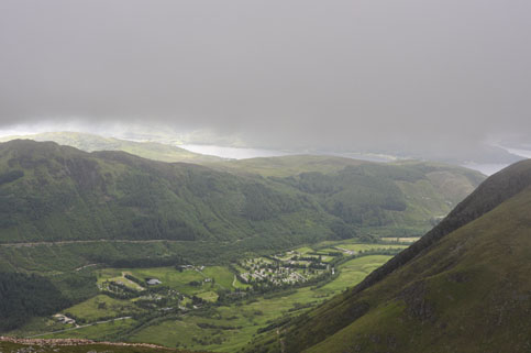 View from Ben Nevis Trail
